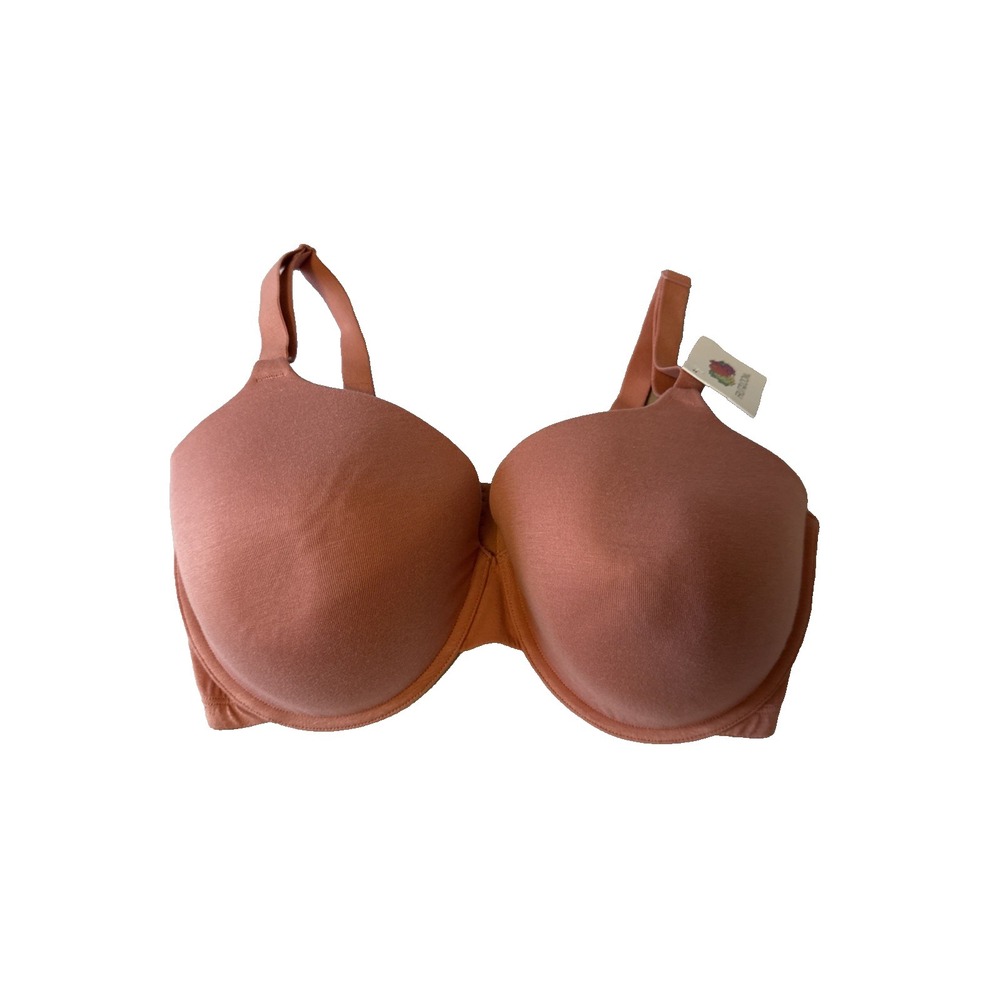 Fruit Of the Loom‎ NWT Fit For Me Pink Lightly Padded Underwire T Shirt Bra 42DD